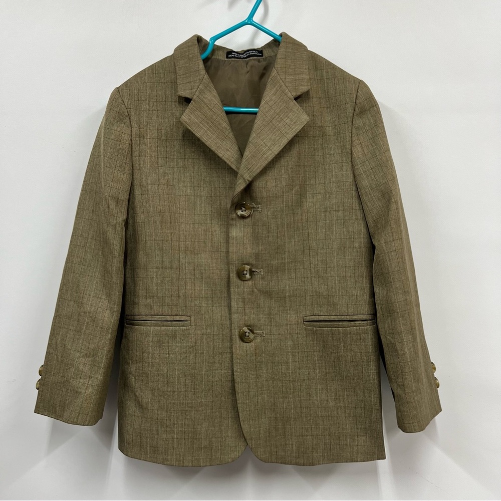 Amherst Collection size 6 regular taupe Boys Blazer suit jacket